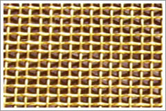 Square Hole Brass Woven Mesh