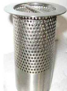 Perforated Stainless Steel Filter Basket
